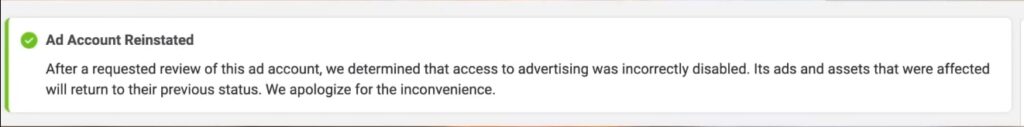 Facebook Ads Account Disabled Fixed