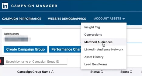 LinkedIn Ads Campaign Manager