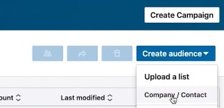 Create a LinkedIn Audience