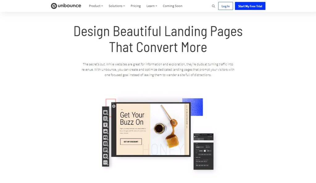 Unbounce Landing Page Design Tool